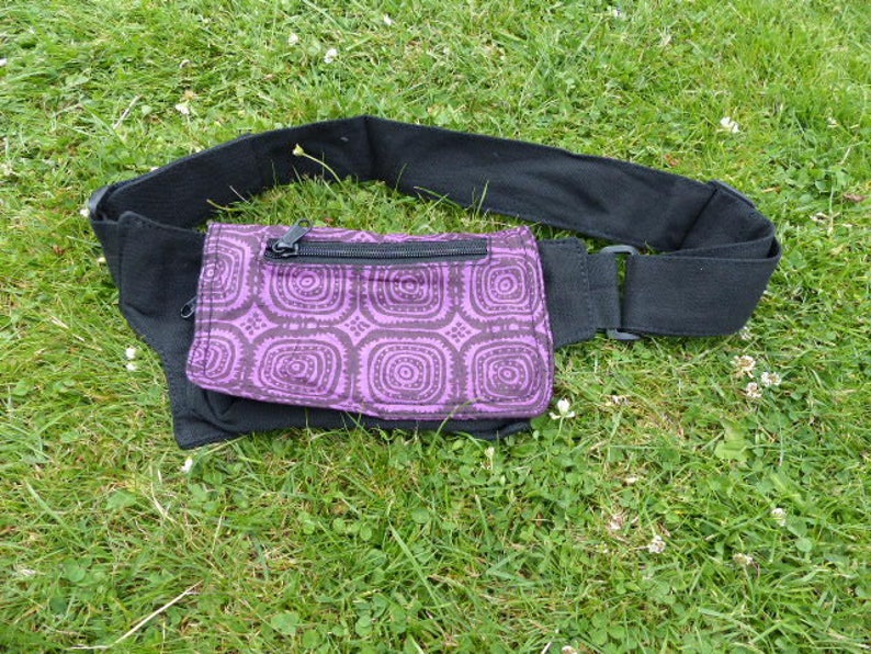 Hawanja ceinture sac noir/violet image 2