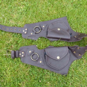 Hawanja leather belt bag brown image 2