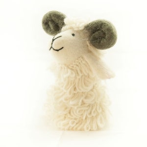 Hawanja felt egg warmer horned sheep image 3