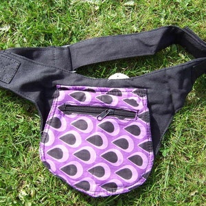 Hawanja ceinture sac noir/violet image 1