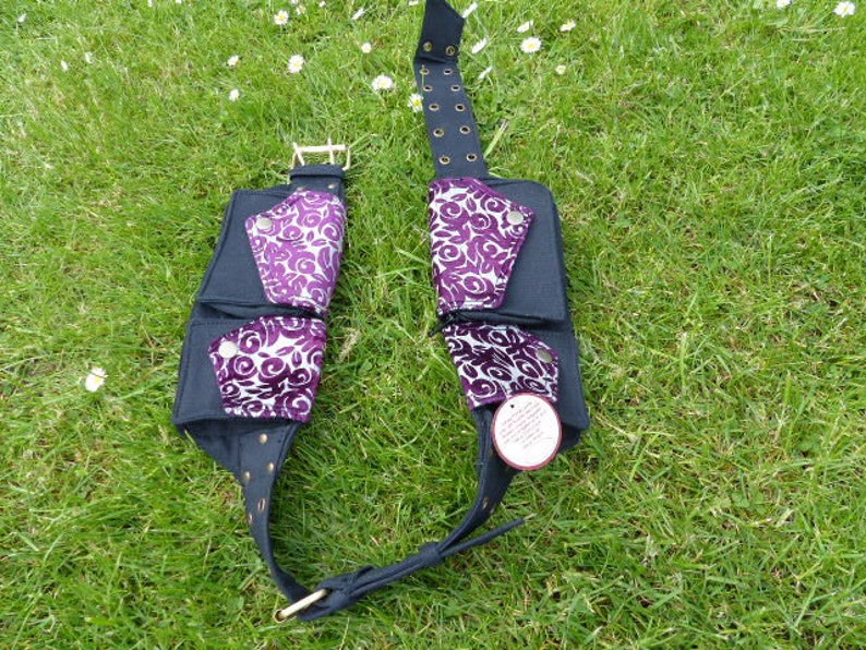 Hawanja 4 Belt bag Black/purple image 2