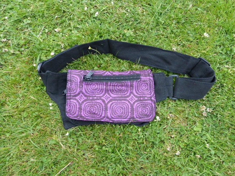 Hawanja ceinture sac noir/violet image 1