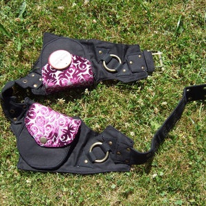 Hawanja 2 Belt bag Black/purple image 2