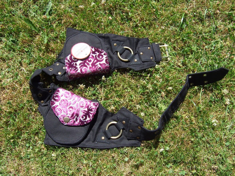 Hawanja 2 Belt bag Black/purple image 2
