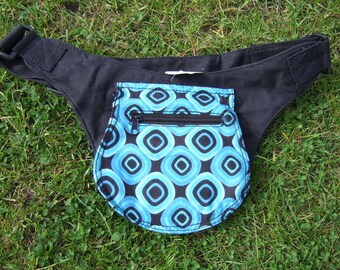 Hawanja ceinture sac noir/bleu