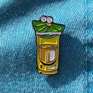 Tequila Me Softly - Cartoon Enamel Pin