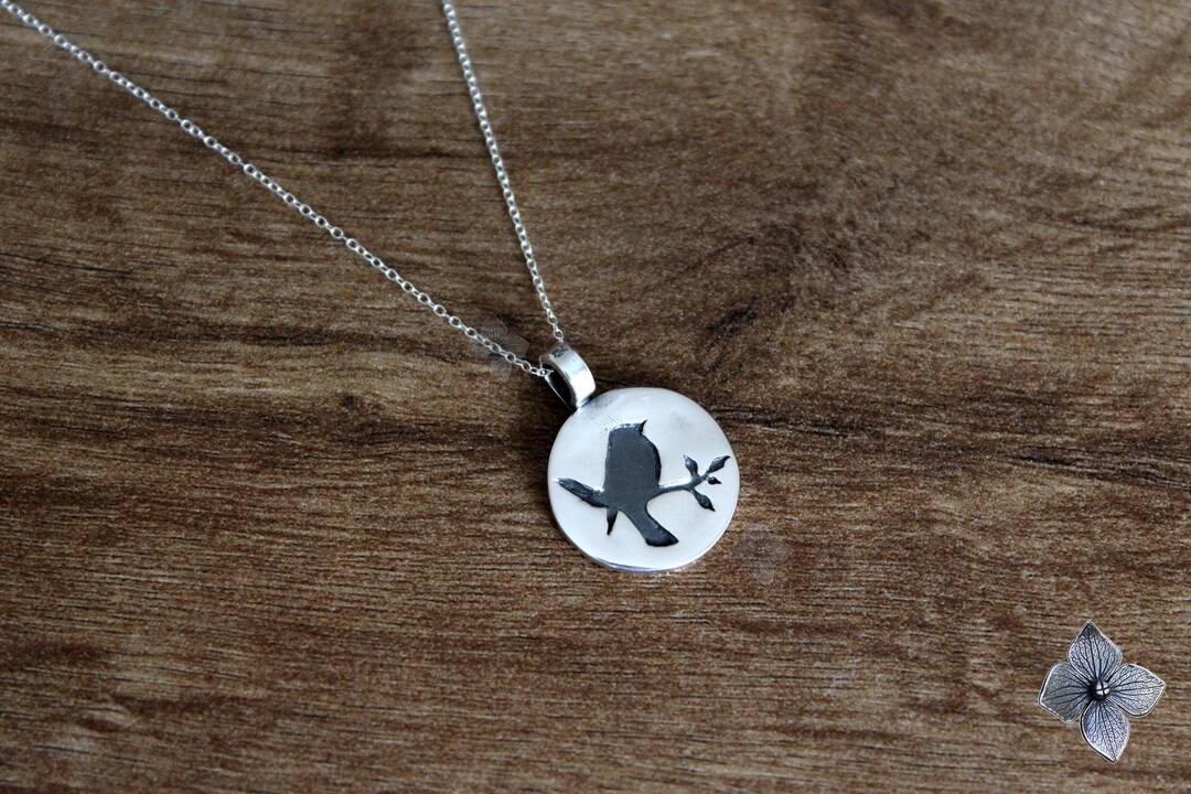 Sterling Silver Little Robin Pendantrobin Necklacesrobin on the