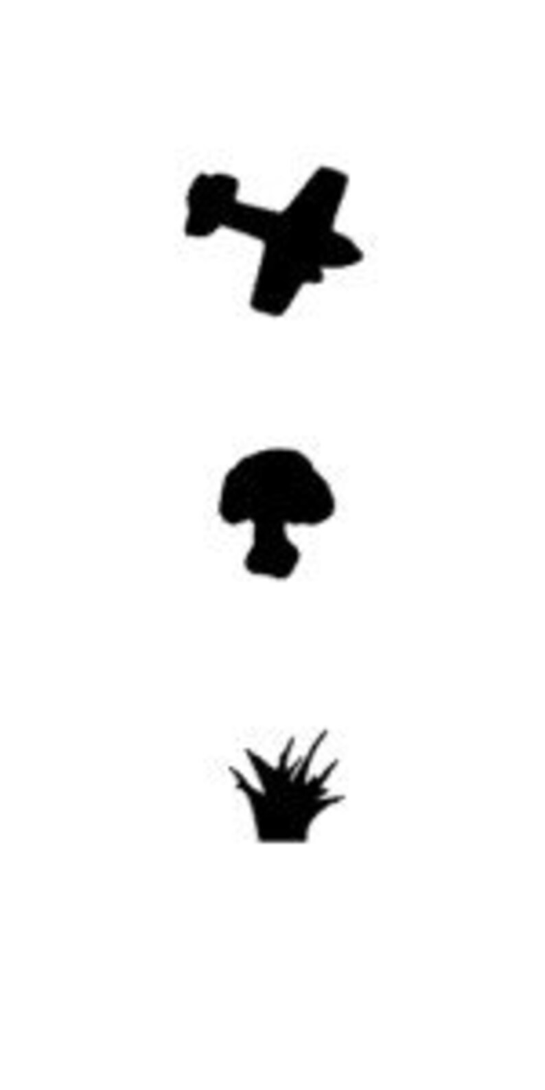 Digital Handwriting Line Symbols Plane Tree Grass image 1