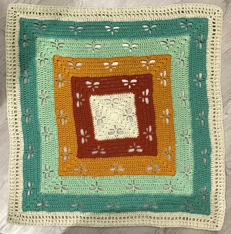 Dragonfly Baby Blanket Crocheted Customizable. Etsy