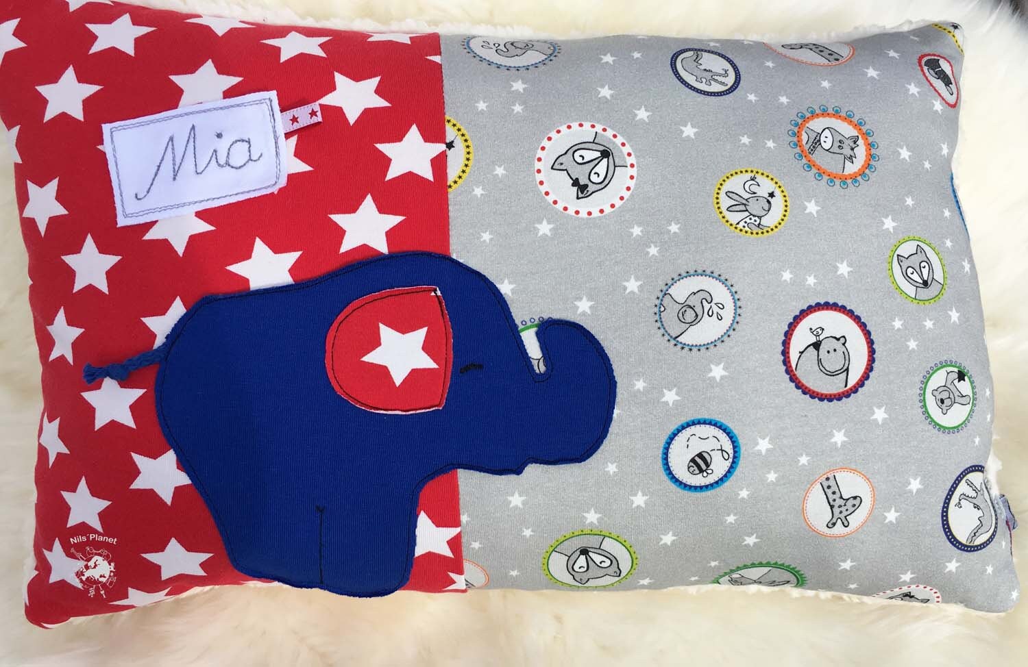 elephant cuddle cushion