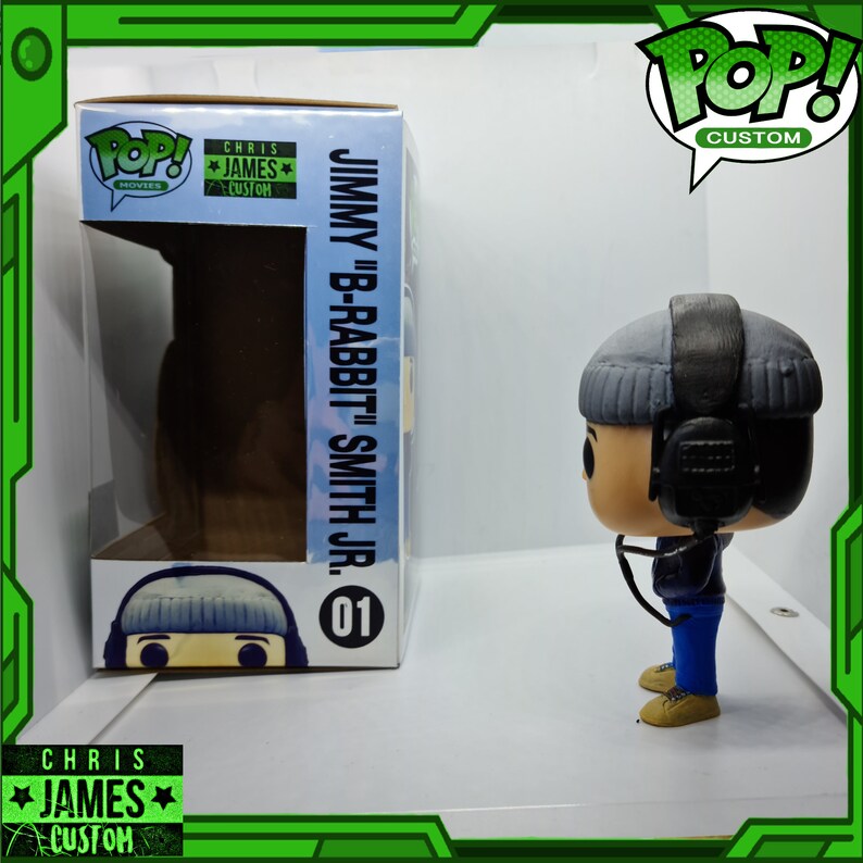 Eminem / B-Rabbit 8 Mile Funko Pop Figure Hand-Painted Chris | Etsy