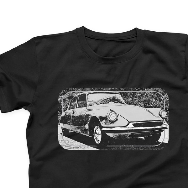 1950s Vintage FAN ART 1955 Citroen Ds Car T Shirt Adult | Youth | Toddler Shirt F383