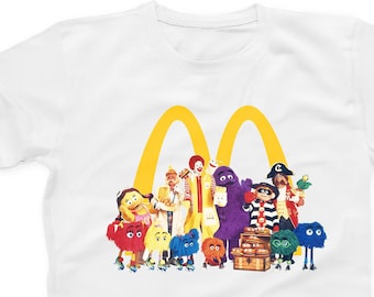 1990s Mcdonalds Squad Adult | Youth | Toddler Shirt