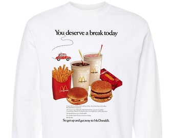 Sudadera Mcdonalds Break de los años 90 : Adulto / Juvenil