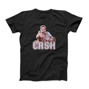 1960s Cash T Shirt : Adult - Youth - Toddler Printed Shirt F304