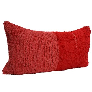 Oversized red throw best sale pillows