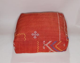 Sabra Cactus silk floor pillow cover, moroccan floor cushion, morocco floor seating p9