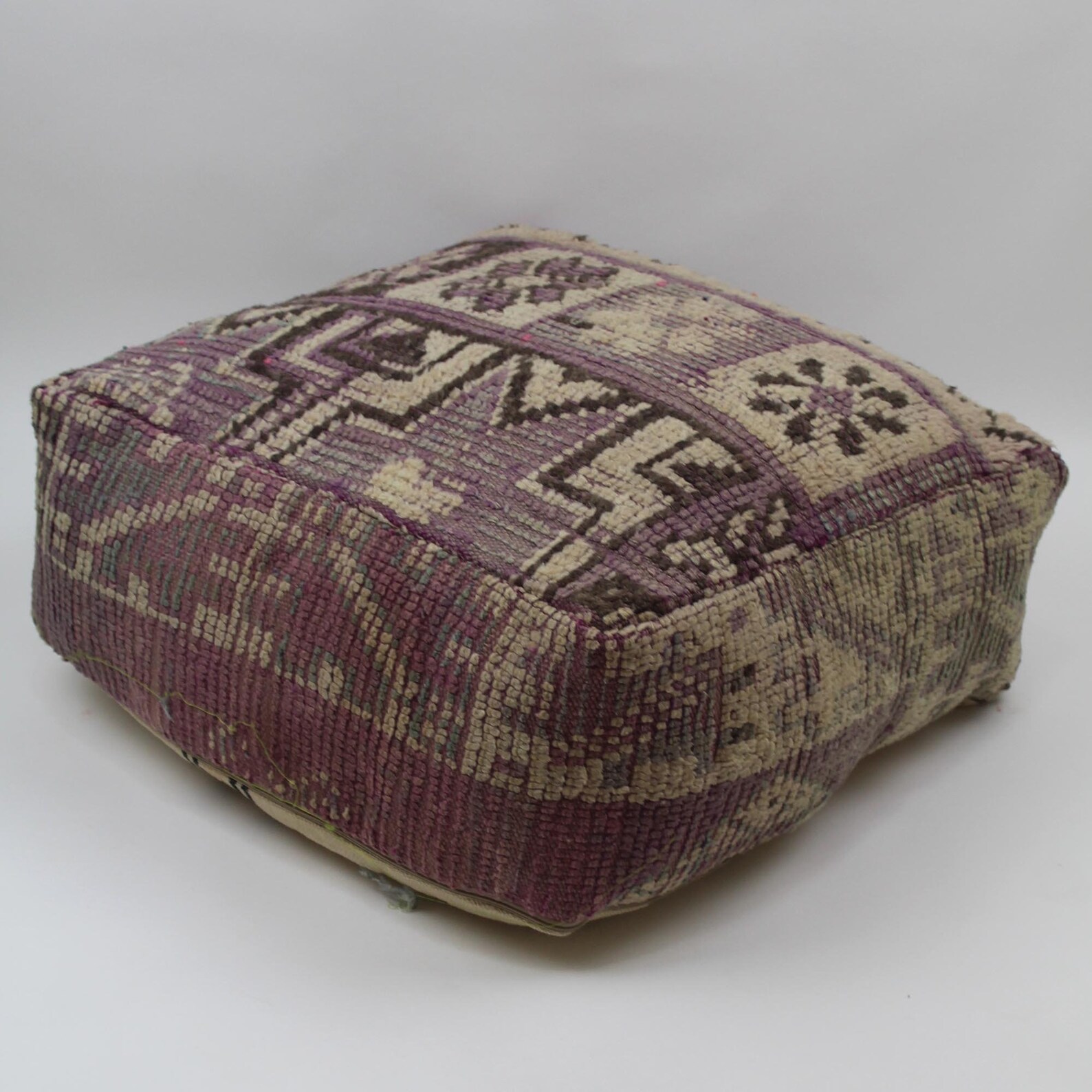 Cojín de piso de alfombra de lana funda de almohada de suelo | Etsy