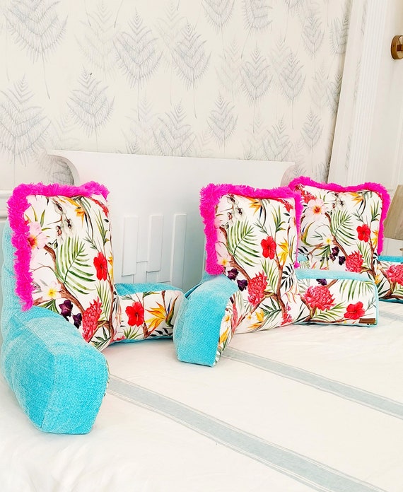 Floral Lesekissen, College Wohnheim Kissen, Hug Kissen, Mann Kissen,  entzückendes Geschenk für Mädchen, Bett Rest Sit Up Rückenstütze Kissen -  .de