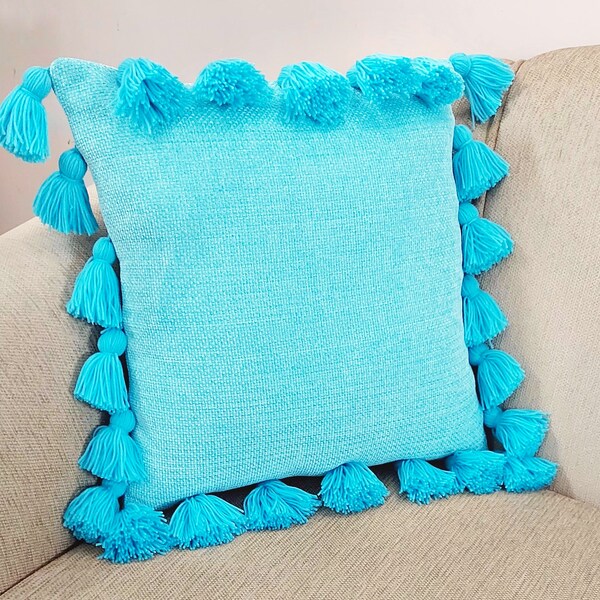 Tassel Pillow Etsy