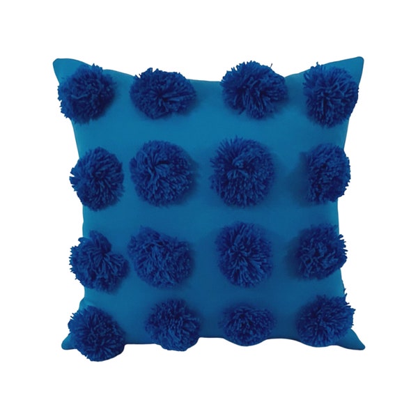 Pom Pom Pillow Etsy