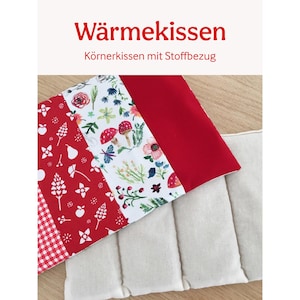 PDF Nähanleitung | Wärmekissen - Körnerkissen mit Kammern