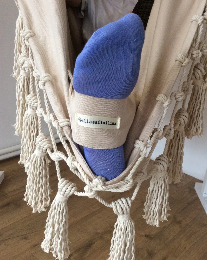 macrame rocking chair