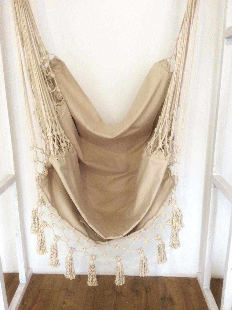 macrame rocking chair