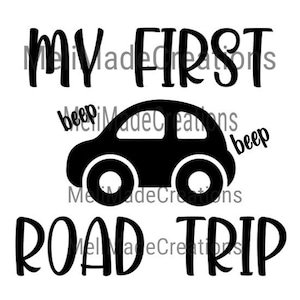 mijn eerste road trip svg bestand