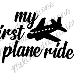 my first plane ride SVG file