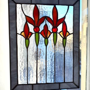 Fensterbild aus Glas