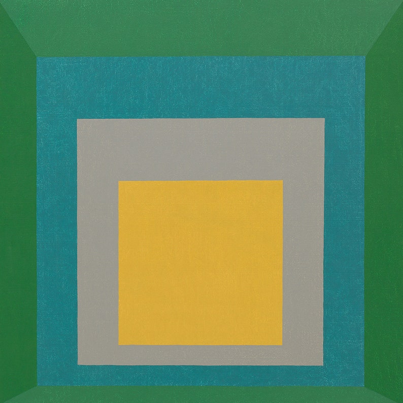 Abstraction Josef Albers Wall Decoration image 2