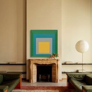 Abstraction Josef Albers Wall Decoration image 1