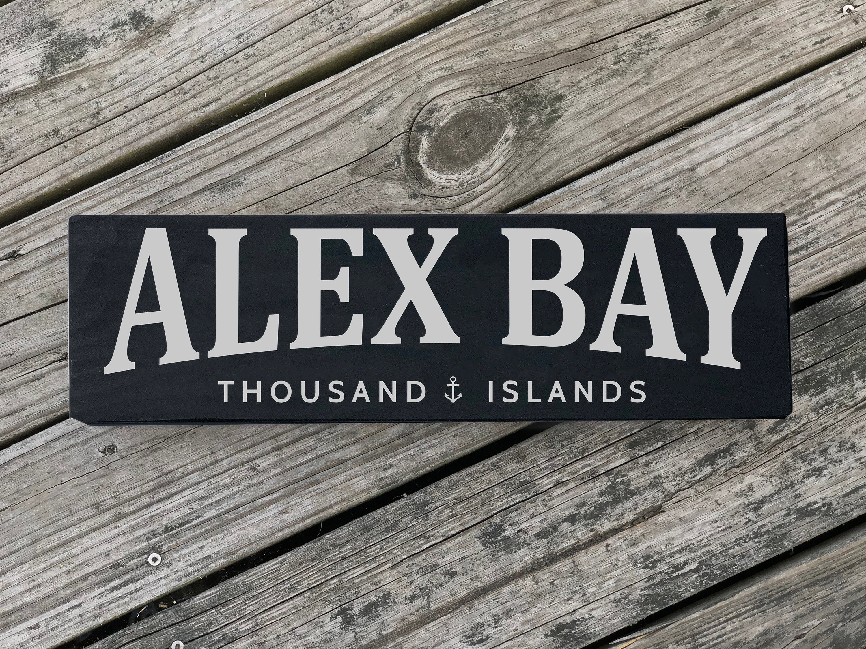Alex Bay River Decor Thousand Islands Wood Sign Etsy