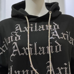 Black 2025 hoodie drawstring