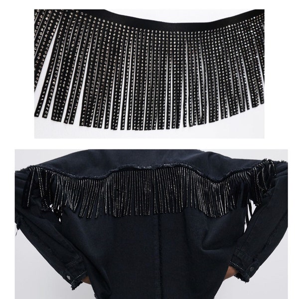 Suede Fringe Jacket Etsy