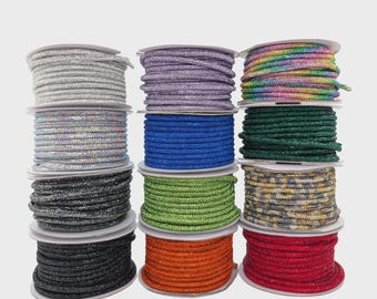 6MM Rhinestone String - Crystal Rope- Bling bling trim- DIY drawstring shoes