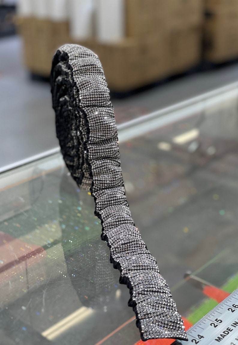 Rhinestone Elastic Band Scrunchies for Waist Cuff Ankle Etsy