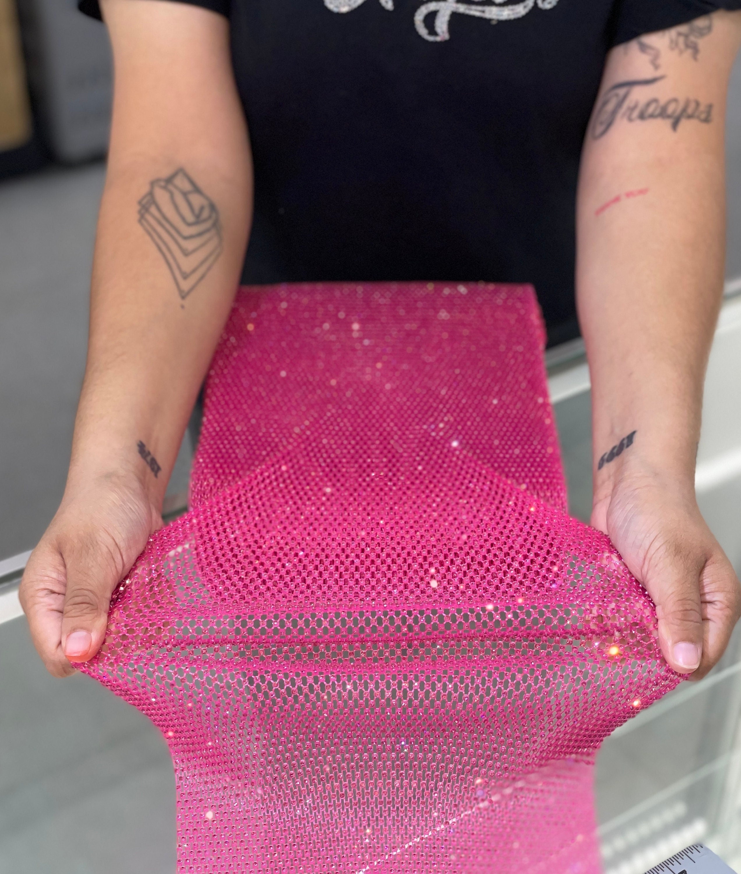 Pink Hot-fix Rhinestone Pro Bag** – Axiland Southeast