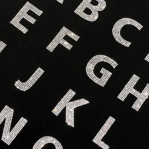 2&quot; Exclusive Rhinestone Mesh Hot-fix Letters