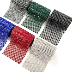 Iron on Rhinestone Sheets SS6 Hot-fix Crystal Strips DIY - Etsy