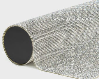 SS6  Hotfix Rhinestone Mesh / Glass Rhinestone Sheets Iron On Size SS6 / 2MM 9 1/2 x 15 1/2 Inches Sheet