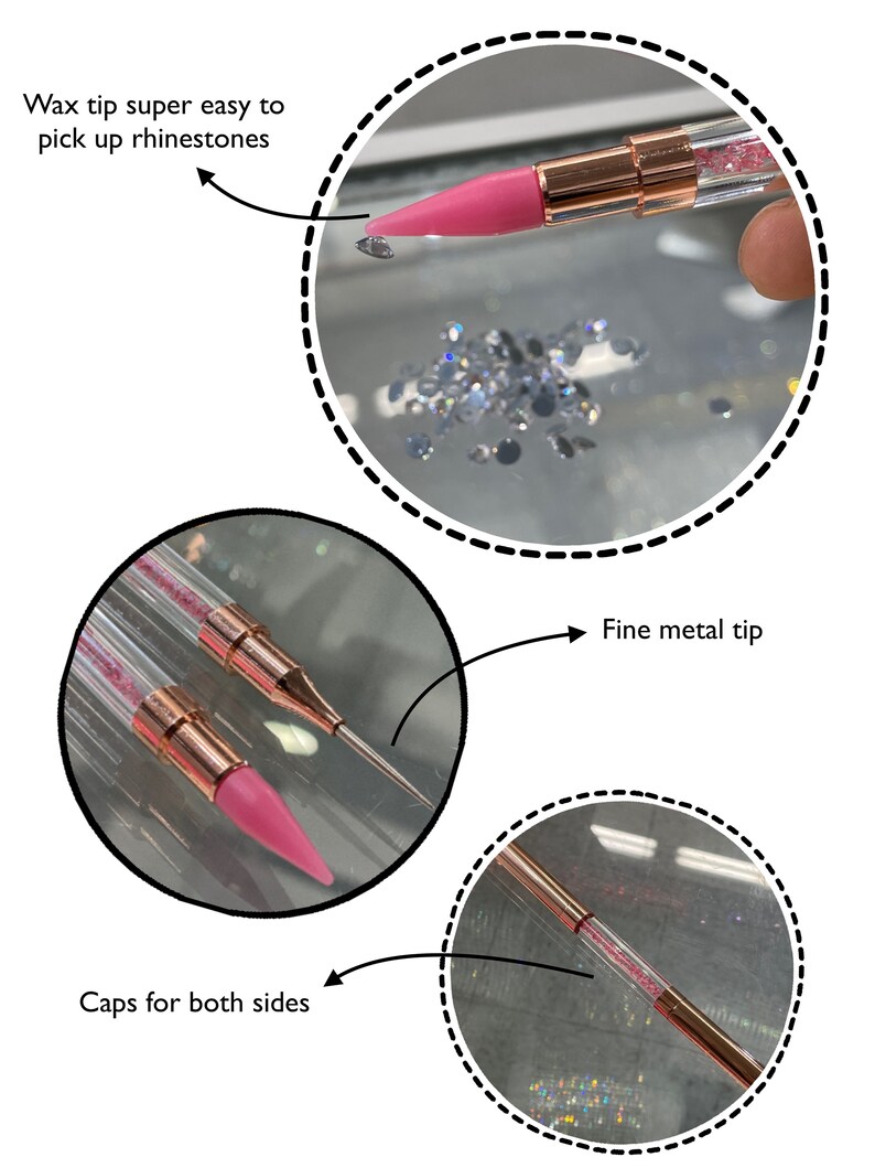 Rhinestone Wax pen /Crystal Picker Pick up tool for DIY and Etsy