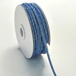 String Rinestones 3mm Rhinestone String-crystal Rope- Bling Bling Trim-diy Drawstring ...