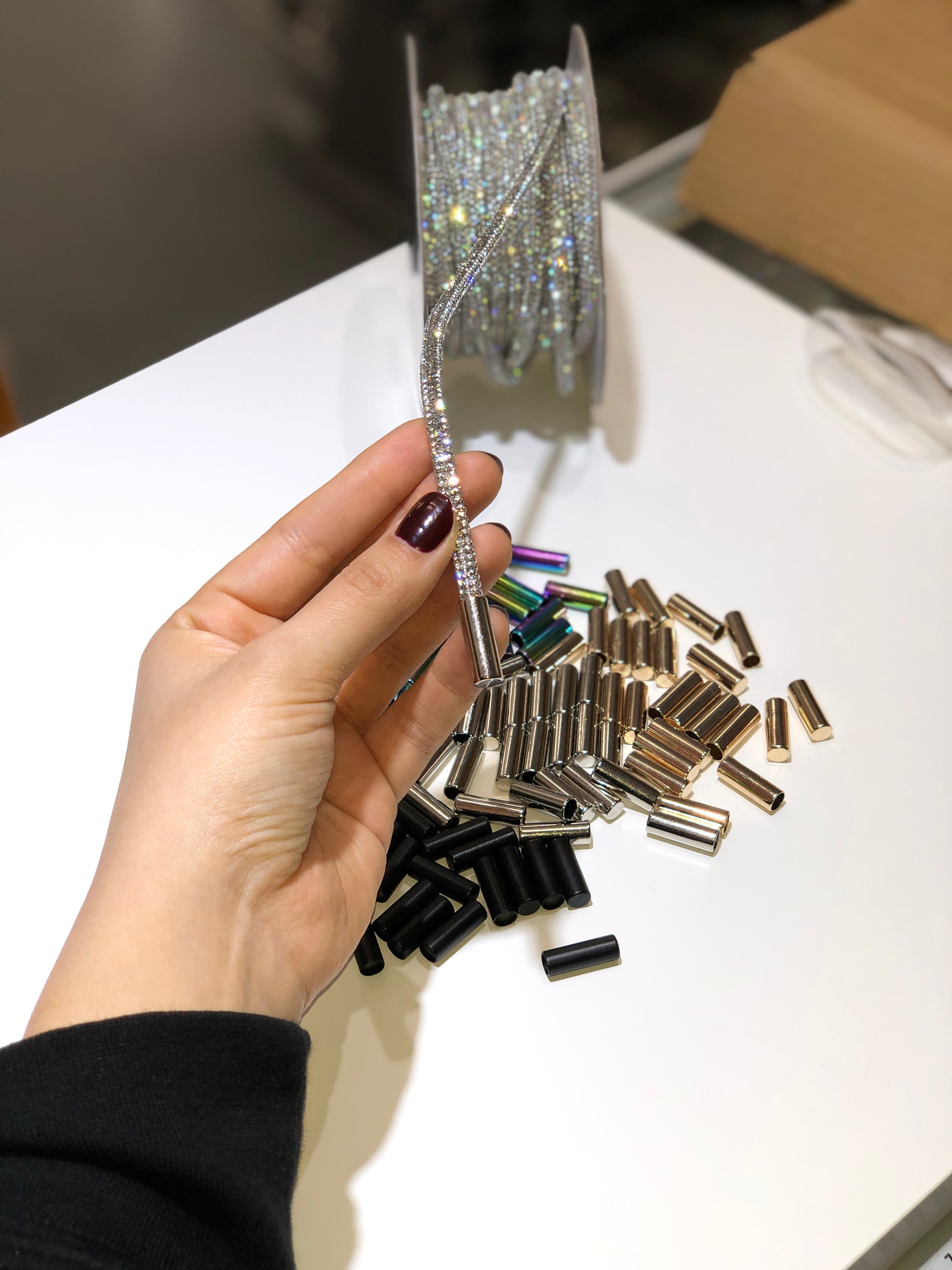 5.5MM Drawstring cord stopper Metal Ends for drawstrings Etsy