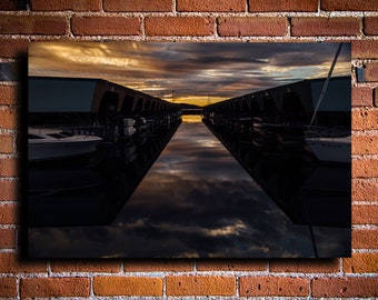 SAILBOAT SUNSET - Canvas