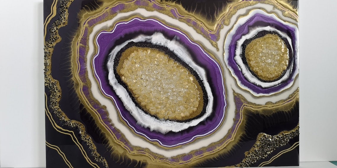 Purple Geode - Etsy