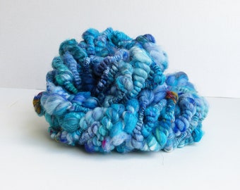 Artyarn Coile hand-spun, supercoile, artificial yarn sea noise for crafting, weaving, knitting