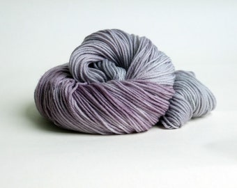 Hand-dyed sock yarn "Dove" 5323 13-14 mini skein 50 g 4ply merino high twist yarn, Atelier Zitron