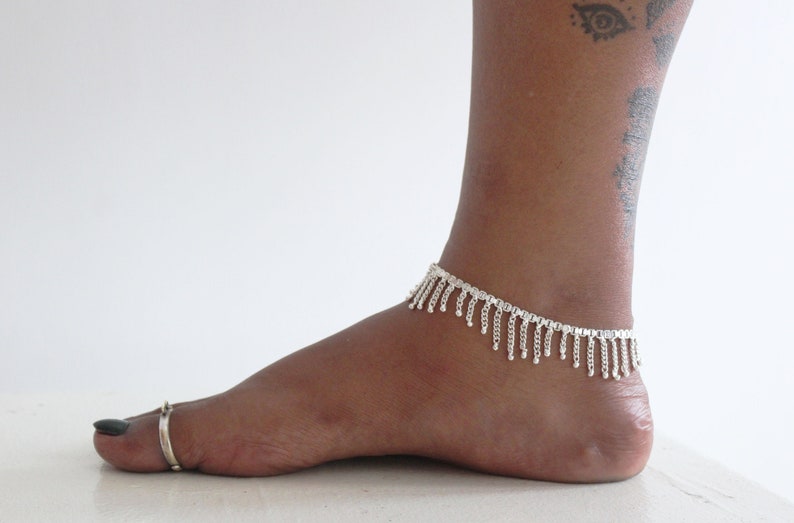 Anklet Boho Ankle Bracelet Foot Jewelry Gypsy Belly Dance Indian Bell Payal KS